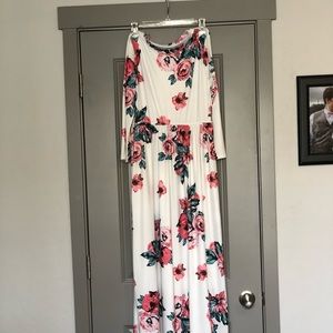 Boutique Foral Maxi Dress